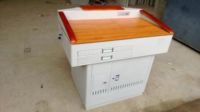 鋼制講桌（木抬面左右推拉）